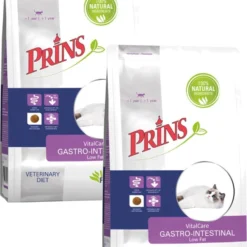 Prins Vitalcare Diet Gastro-Intestinal Zalm – Kattenvoer – 2 X 1.5 Kg