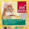 Dein Bestes Kattenbakvulling, Exquisit, Actief Klonterende Kattenbakvulling Met Aloë Vera-geur, 6 L