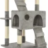 VidaXL Kattenkrabpaal Met Sisal Krabpalen 170 Cm Grijs
