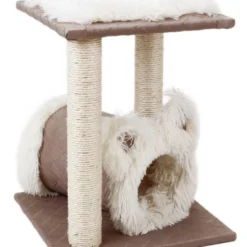 Nobleza Katten Krabpaal 40IZU – Kattenhuis – 40 X 40 X 49 Cm – Beige