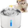 Arvona Drinkfontein – Drinkfontein Voor Katten En Honden – Led Verlichting – Waterfontein Incl. 5 Gratis Filters – 2.4L – 3 Standen