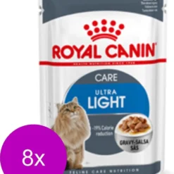 Royal Canin Fhn Adult Ultra Light Mp Pouch – Kattenvoer – 8 X 12×85 G