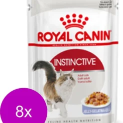 Royal Canin Fhn Adult Instinctive Mp Pouch – Kattenvoer – 8 X 12×85 G Jelly