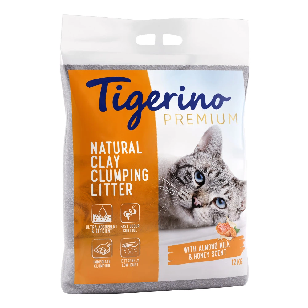 Limited Edition: Tigerino Canada Style / Premium Kattenbakvulling- Amandelmelk & Honing-geur – 12 Kg